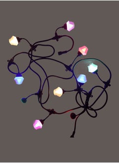 Yuwell Ramadan Lights 10 Led Light Fairy String Lights RGB Lights Outdoor Courtyard Light For Garden Party Decor Light 5 Meter Outdoor String Lights Ramadan Decorations Lights  - Image 2