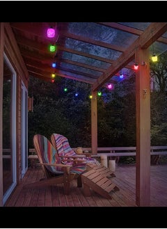 Yuwell Ramadan Lights 10 Led Light Fairy String Lights RGB Lights Outdoor Courtyard Light For Garden Party Decor Light 5 Meter Outdoor String Lights Ramadan Decorations Lights  - Image 3