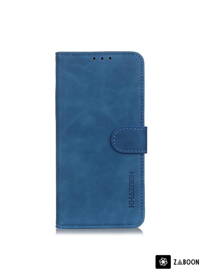 Zaboon Protective Case For Nokia C12 4G KHAZNEH Retro Texture Flip Leather - Image 2