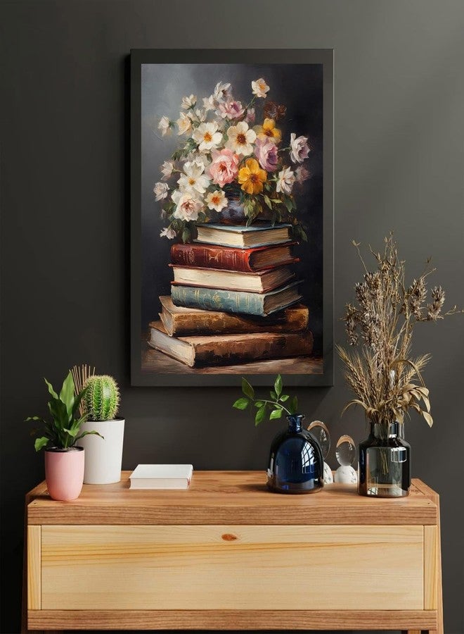 xackcme Book Paint by Numbers for Adults - Paint by Number Flowers on Canvas Without Frame, DIY Vintage Oil Painting for Gift Home Wall Decor (16x20 inch) - Image 4