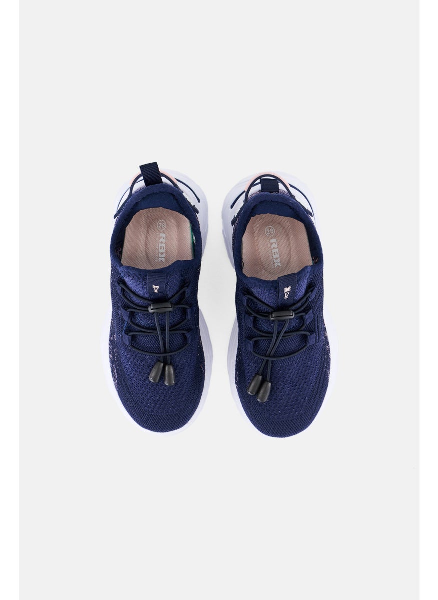 RBX - Kids Girl Slip On Shoes, Navy - Image 1