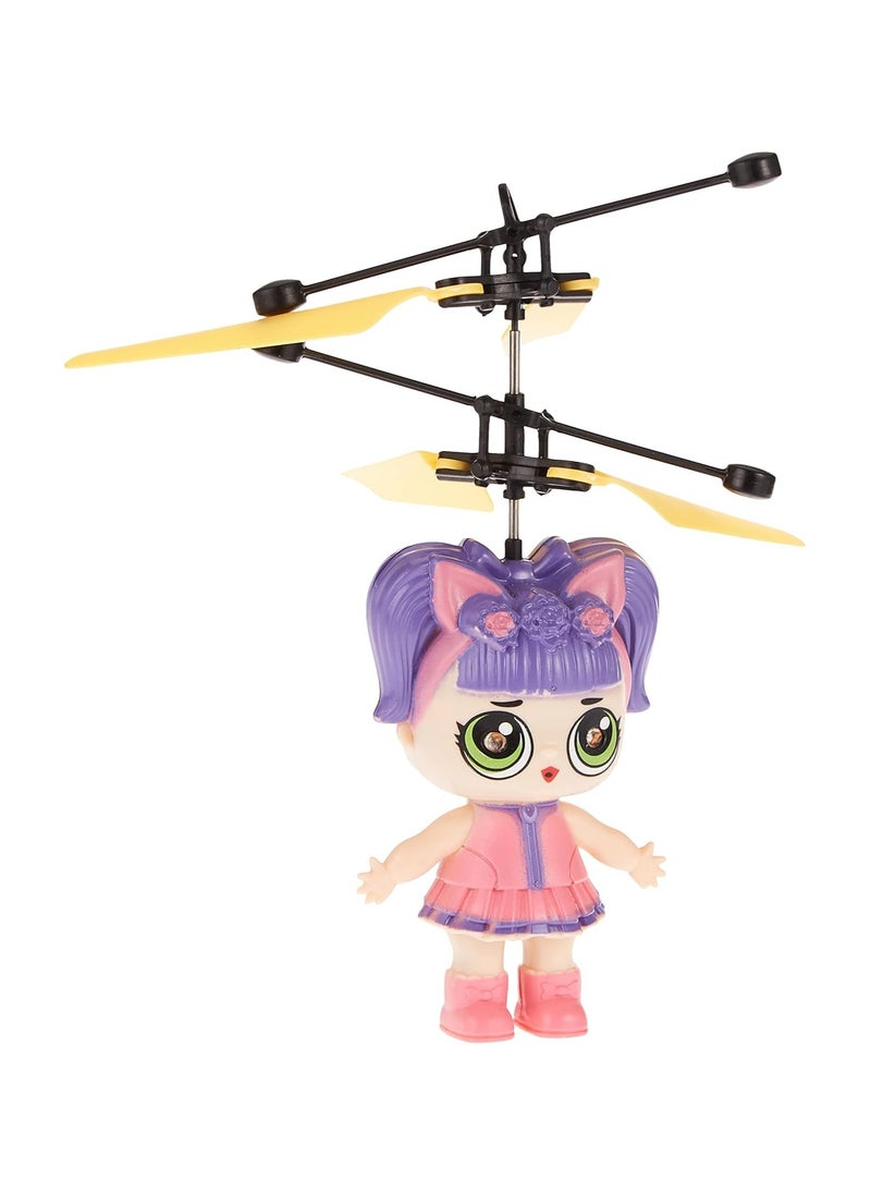 TOY GARDEN Sensor-Controlled Flying Fairy Girl with USB Charger Magical Flying Fairy Toy with Hand Sensor and USB Charging  - Image 1