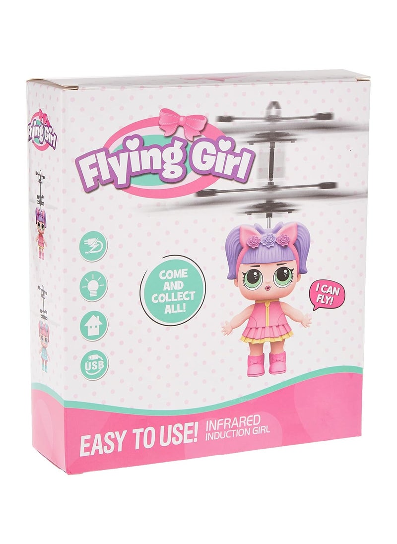 TOY GARDEN Sensor-Controlled Flying Fairy Girl with USB Charger Magical Flying Fairy Toy with Hand Sensor and USB Charging  - Image 4