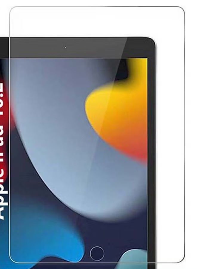 واقي شاشة من الزجاج المقوى لجهاز Apple iPad (2019) مقاس 10.2 بوصة شفاف - Image 4