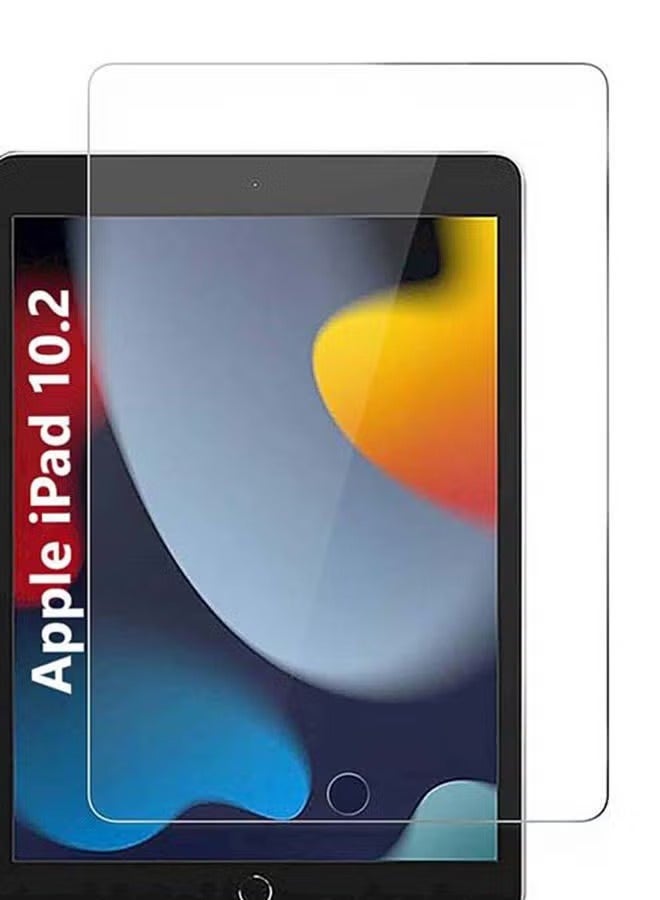 واقي شاشة من الزجاج المقوى لجهاز Apple iPad (2019) مقاس 10.2 بوصة شفاف - Image 3
