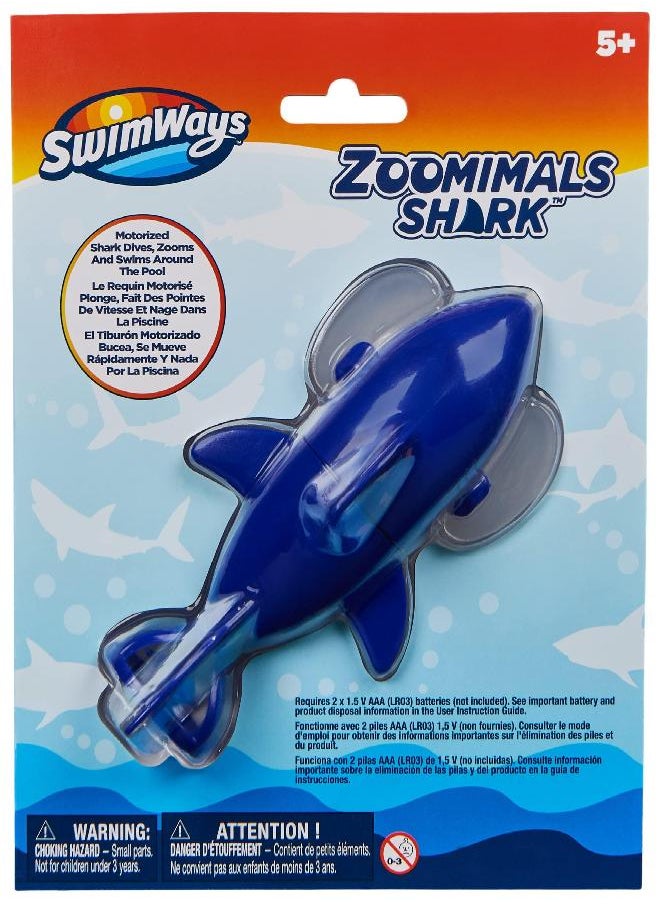SwimWays - SwimWays Zoomimals Shark Toy, Kids Pool Accessories & Swimming Pool Toys, Pool Diving Toys & Torpedo Pool Toys for Kids Ages 5 & Up - Image 1