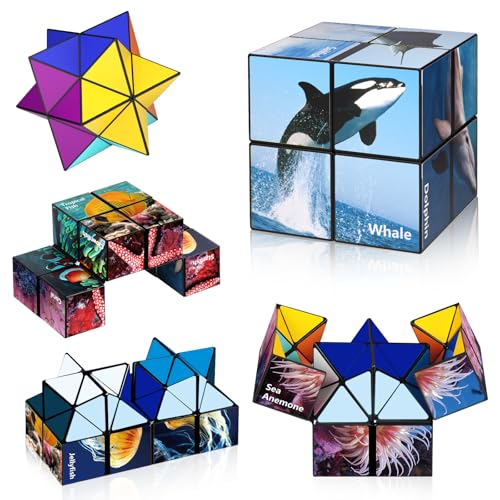 Euclidean Cube Star Cube Magic Cube Set 2 in 1 Yoshimoto Cube for Kids and Adults Toys for Boys and Girls Ages 812 - Image 1
