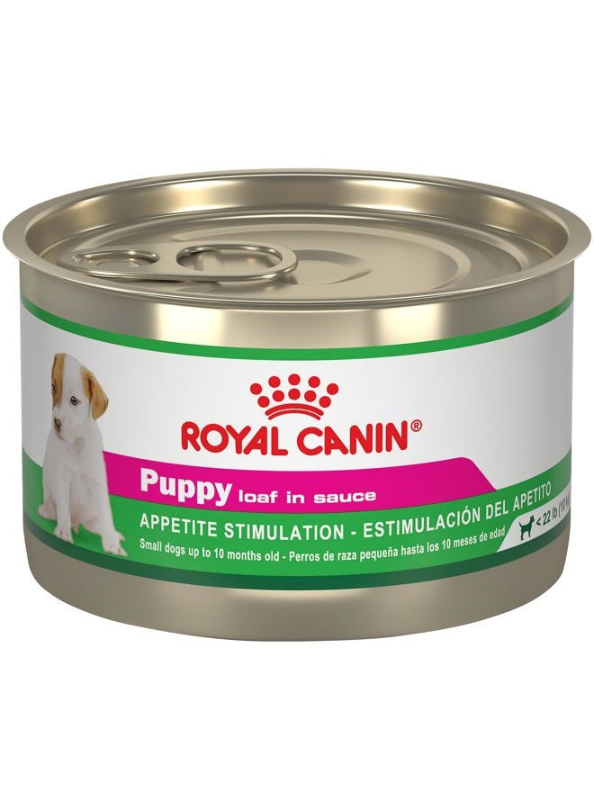 Royal Canin Canine Health Nutrition Puppy Loaf in Sauce Canned Dog Food, 5.2 Oz Can (24-Count) - Image 1