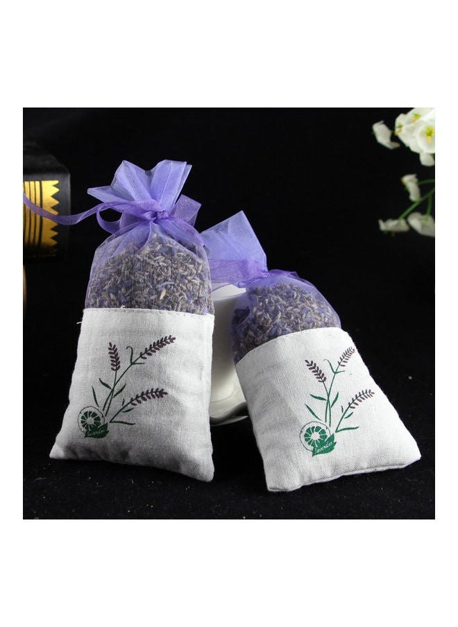 Generic - Natural Lavender/Rose Sachet Aromatic Dried Flowers Bags For Living Room, Drawer, Pillow ,Car And Office Multicolour 10x10x10cm - Image 1