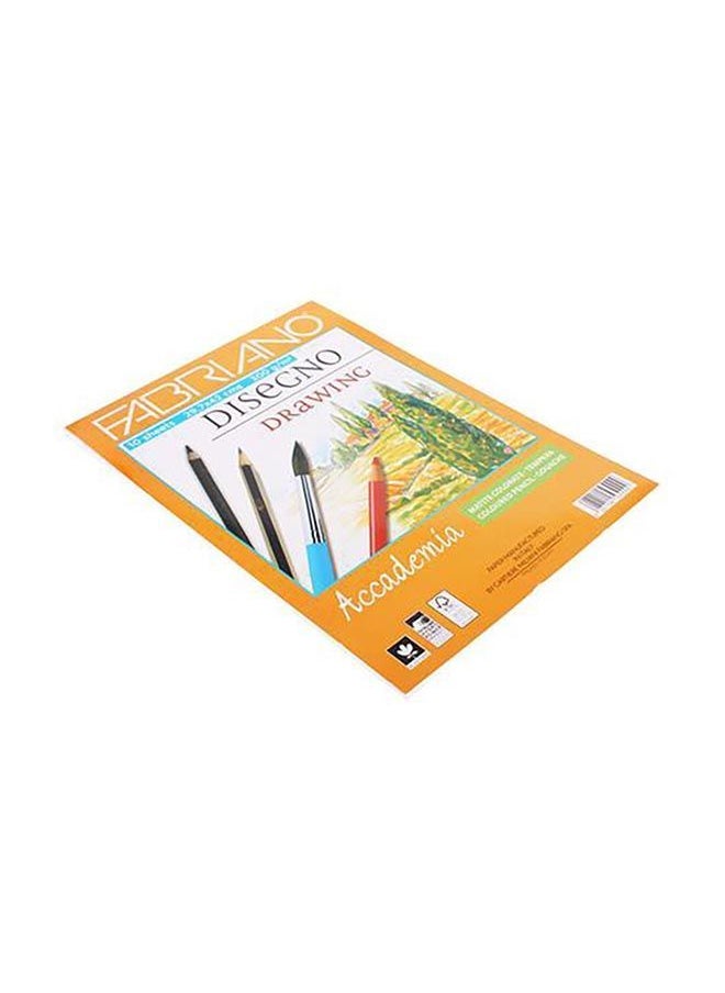 فابريانو - اسكتش رسم ناعم غلاف مطبوع 10 ورقة مقاس 27.9x42 سم - Image 1