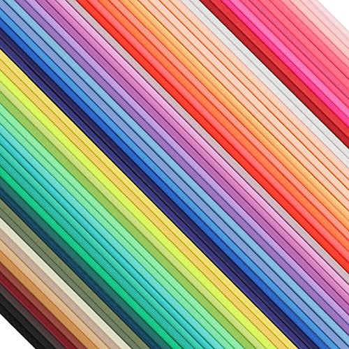 Jadive 22800 Pieces 60 Strands Polymer Clay Beads 6 mm Round Flat Beads for Bracelets Necklace Jewelry Making DIY Crafts, Assorted Colors - Image 1
