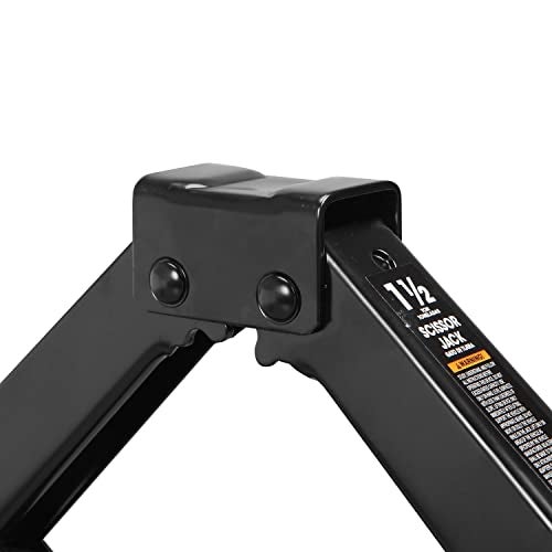 Big RED AT10152BR Torin Steel Scissor Lift Jack Car Kit, 1.5 Ton (3,000 lb) Capacity, Black - Image 2