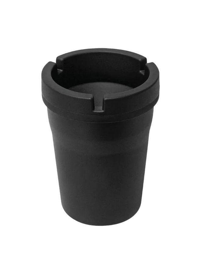 Portable Smokeless Ashtray With Lid 1pc Black For Car Home Office - Image 1