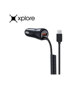 Car Charger With Type C Cable