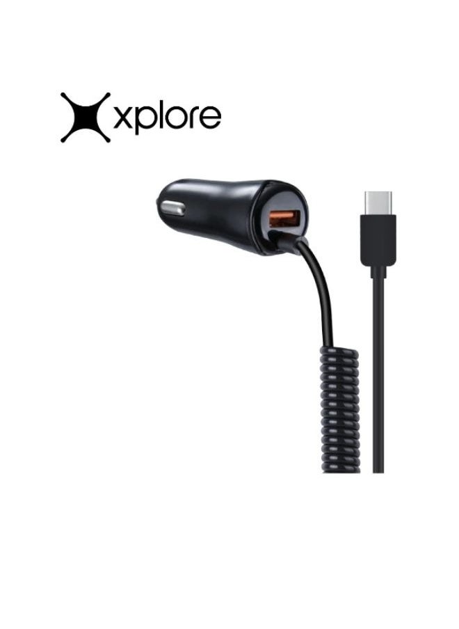 Xplore - Car Charger With Type C Cable - Image 1