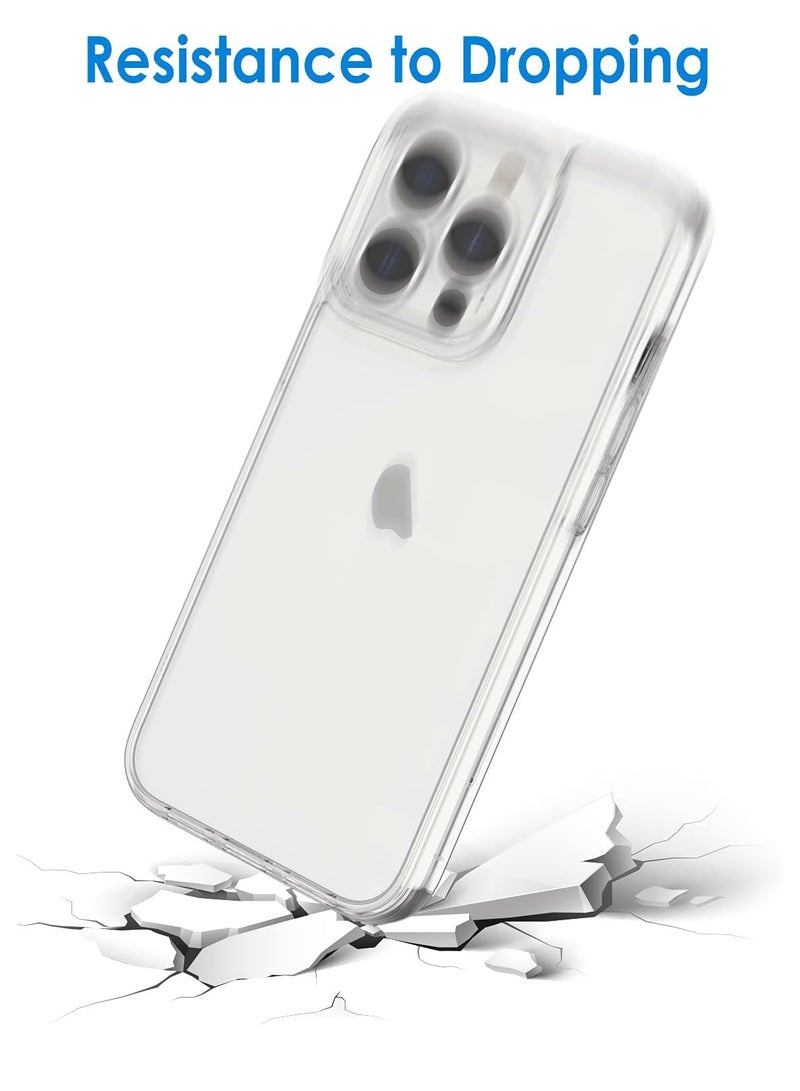 جي تيك حافظة لهاتف آيفون 13 برو مقاس 6.1 بوصة غير صفراء مقاومة للصدمات غطاء خلفي شفاف مضاد للخدش - Image 5