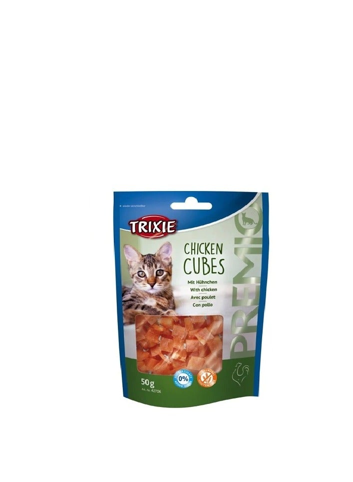 Trixie Premio Chicken Cubes Cat Treats - Image 1