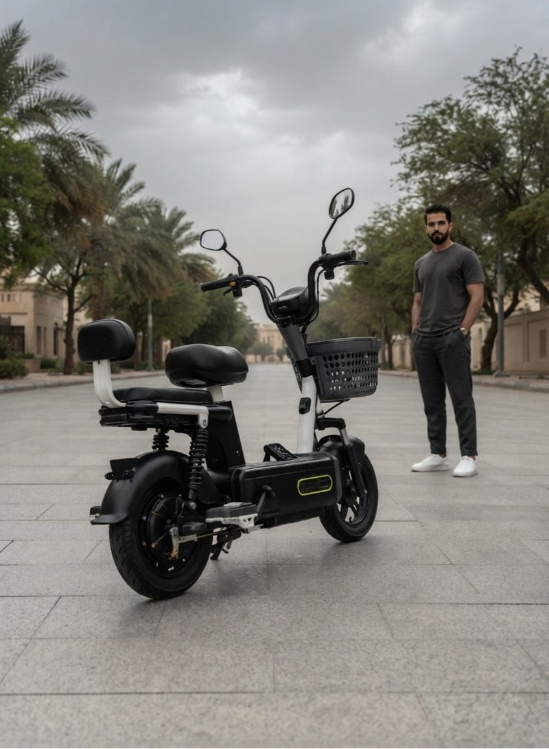 High-Performance 48V Electric Scooter – 150W Motor, 3-Speed Modes, 35 km/h Top Speed & Up to 40 km Range | 100kg Capacity & Anti-Slip Tires - Image 4