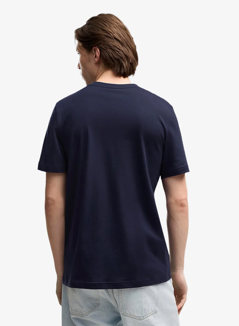 Puma PUMA Navy Graphics Cyber T-Shirt for Men | Best Price UAE