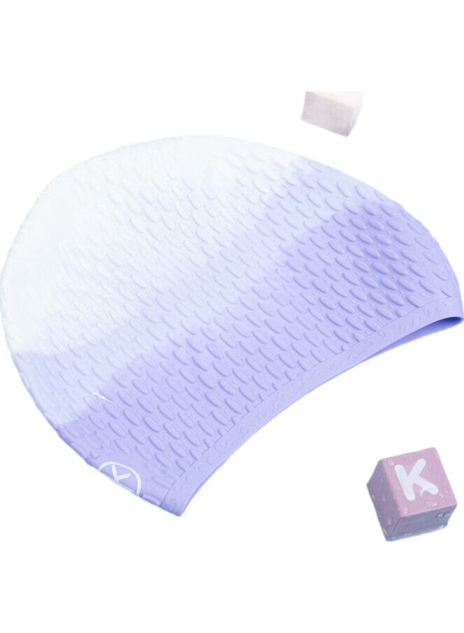 ZOKE Adult Silicone Swimming Cap Waterproof Professional Gradient Water Drop Cap 624503211-3 - Image 2