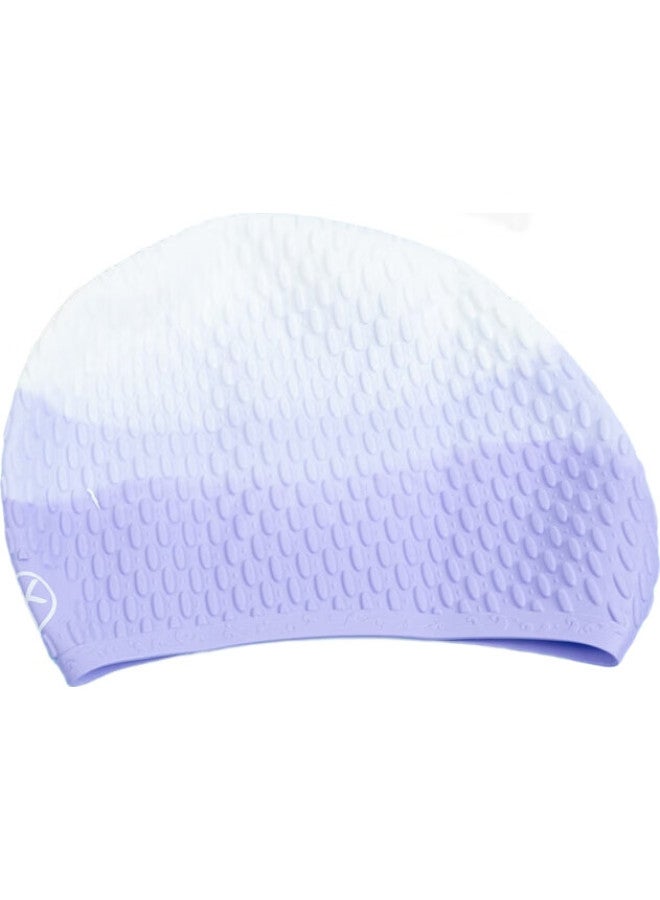 ZOKE Adult Silicone Swimming Cap Waterproof Professional Gradient Water Drop Cap 624503211-3 - Image 3