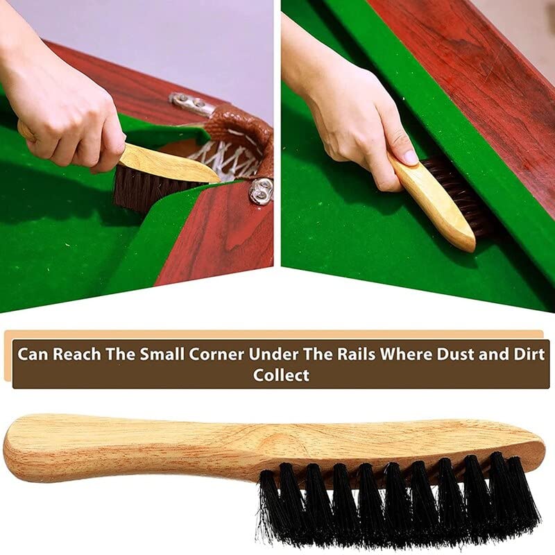 JBB Snooker and Pool Table Cleaning Brush 9 Inches with Cushion Brush - Image 2