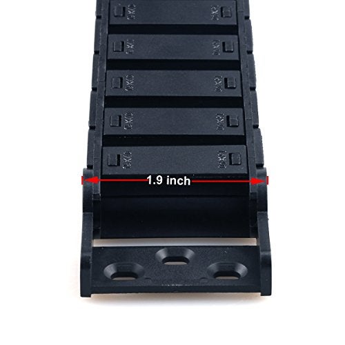 URBEST Cable Drag Chain, 15 x 40mm Towline Wire Carrier 1 M/ 3.3Ft Plastic Semi Enclosed Machine Tool (15x40mm) - Image 4