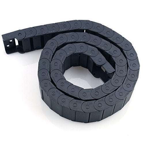 URBEST Cable Drag Chain, 15 x 40mm Towline Wire Carrier 1 M/ 3.3Ft Plastic Semi Enclosed Machine Tool (15x40mm) - Image 1