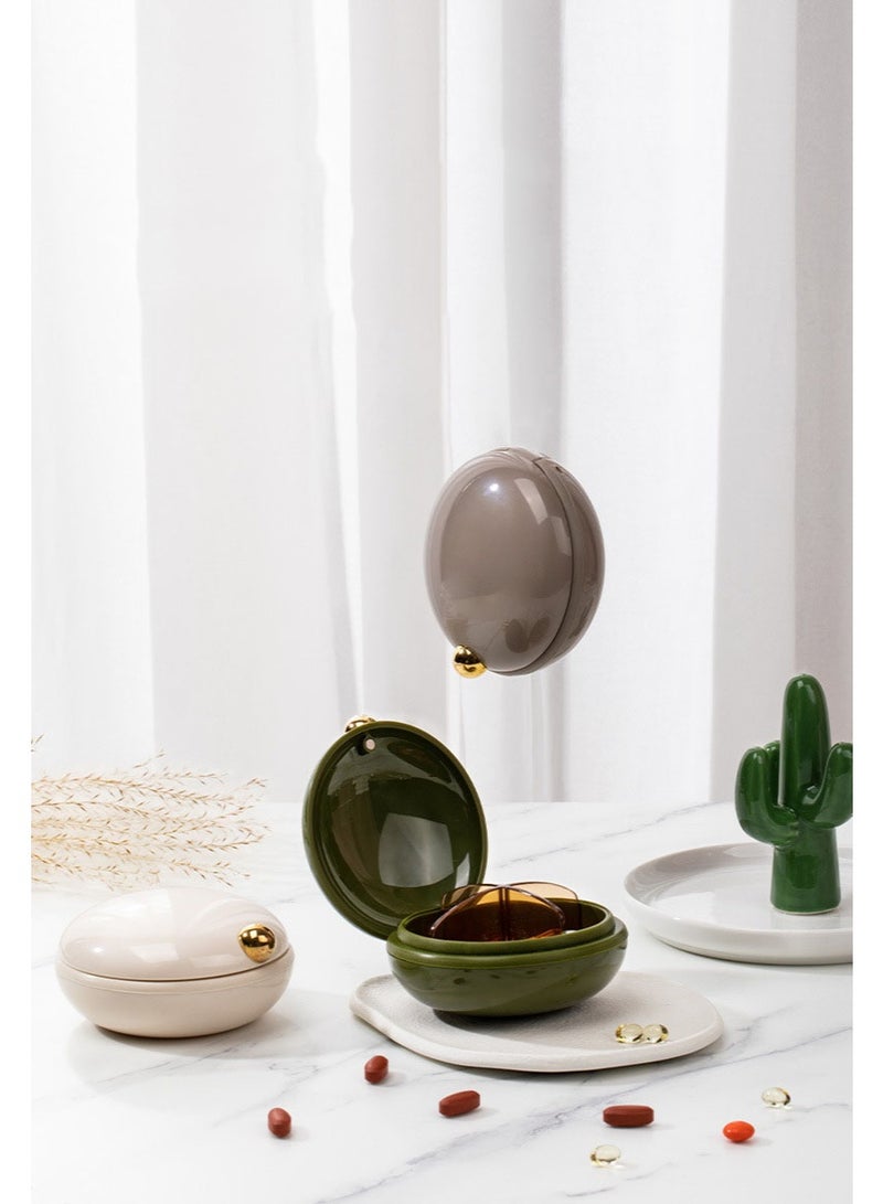 HOMESTAR Portable & Airtight Storage Organizer | Premium ABS+AS+Silicone Triple-Layer Construction | Moisture-Proof & Light-Blocking Design | Detachable Compartments With Magnetic Lock | Ideal For Coffee/Tea/Snacks | Customizable Dividers | Food-Grade Safe Material | For Home & Travel Use - Image 4