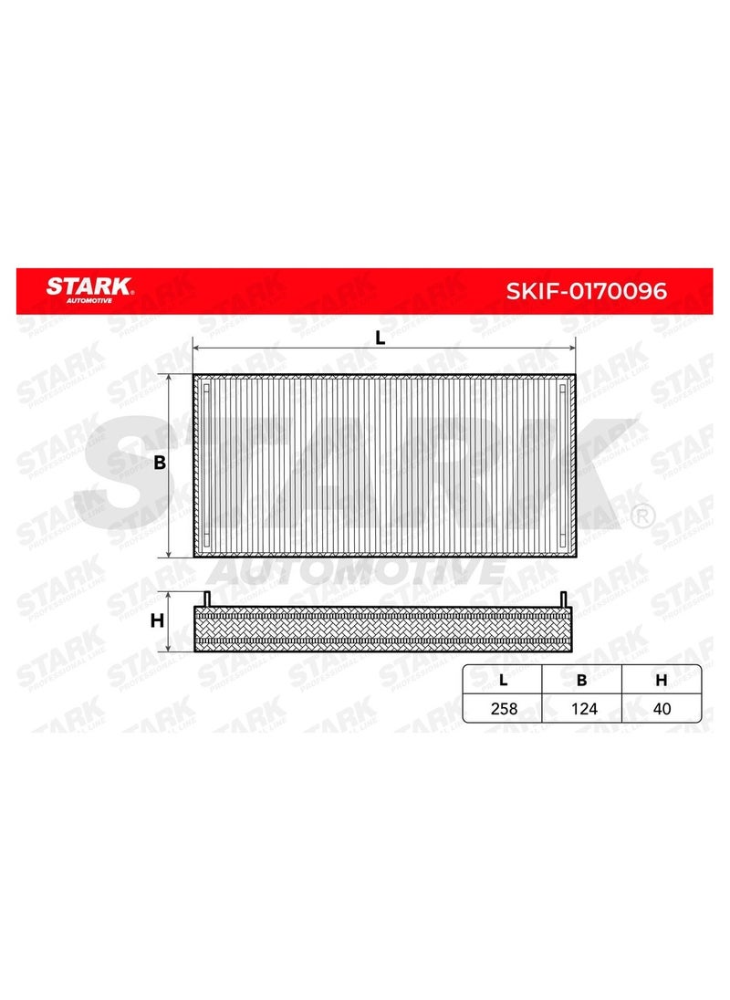Stark STARK - POLLEN FILTER / CABIN FILTER FOR MERCEDES - 2108301018 / 2108300018  - Image 2