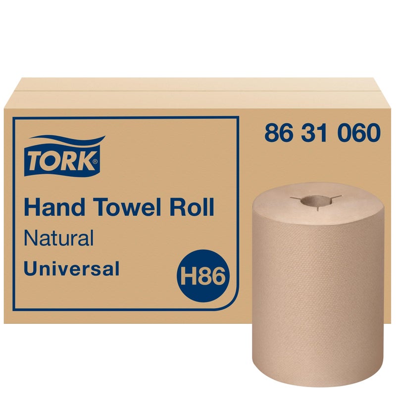 Tork Paper Towel Roll Natural H86 Universal for Mini Dispensers 6 Rolls x 550 ft 8631060 - Image 3