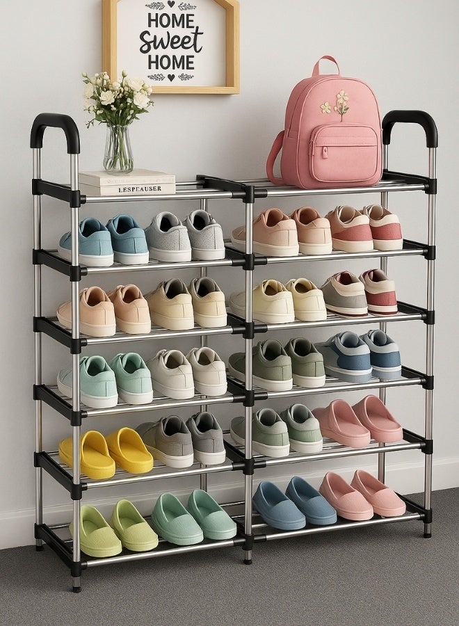 RACK STORE Double Side 6-Tier Shoe Rack - Image 1
