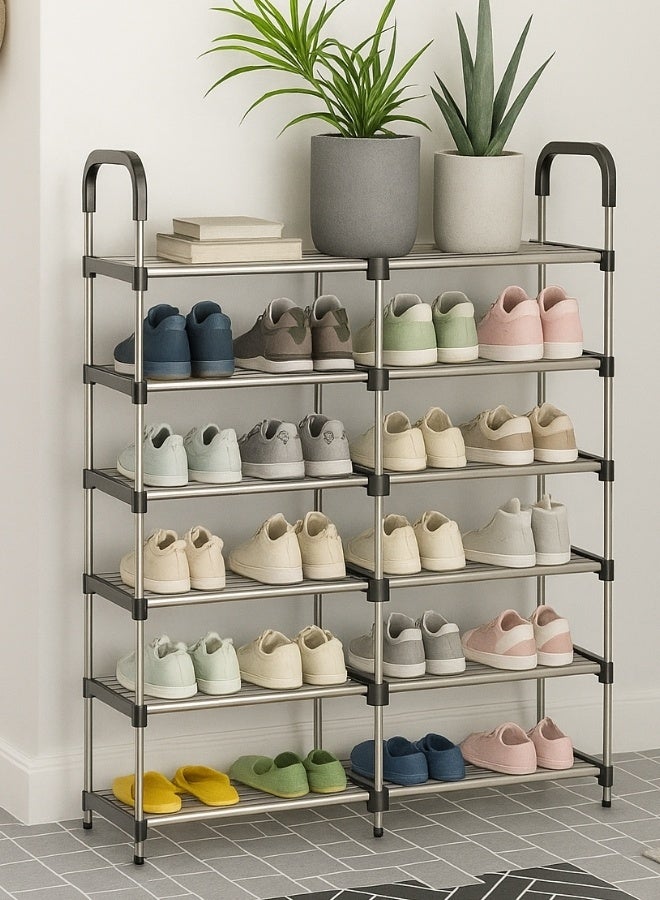 RACK STORE Double Side 6-Tier Shoe Rack - Image 2