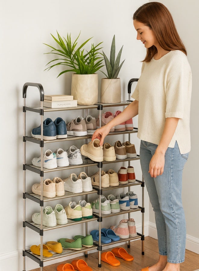 RACK STORE Double Side 6-Tier Shoe Rack - Image 5