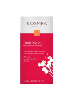 kosmea Rosehip Oil - Anti-Aging Benefits For Face & Body - Premium Quality Super-Critically Extracted Oil Using The Entire Fruit, Seed & Skin - 0.68 Fl Oz  - Image 1