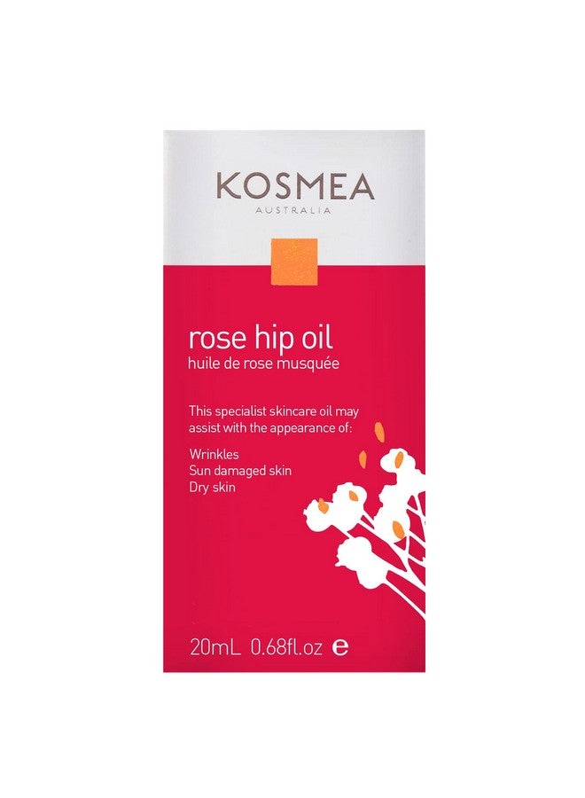 كوسميا زيت ثمر الورد - فوائد مضادة للشيخوخة للوجه والجسم - زيت عالي الجودة مستخرج بدقة فائقة باستخدام الفاكهة الكاملة والبذور والجلد - 0.68 أونصة سائلة - Image 1