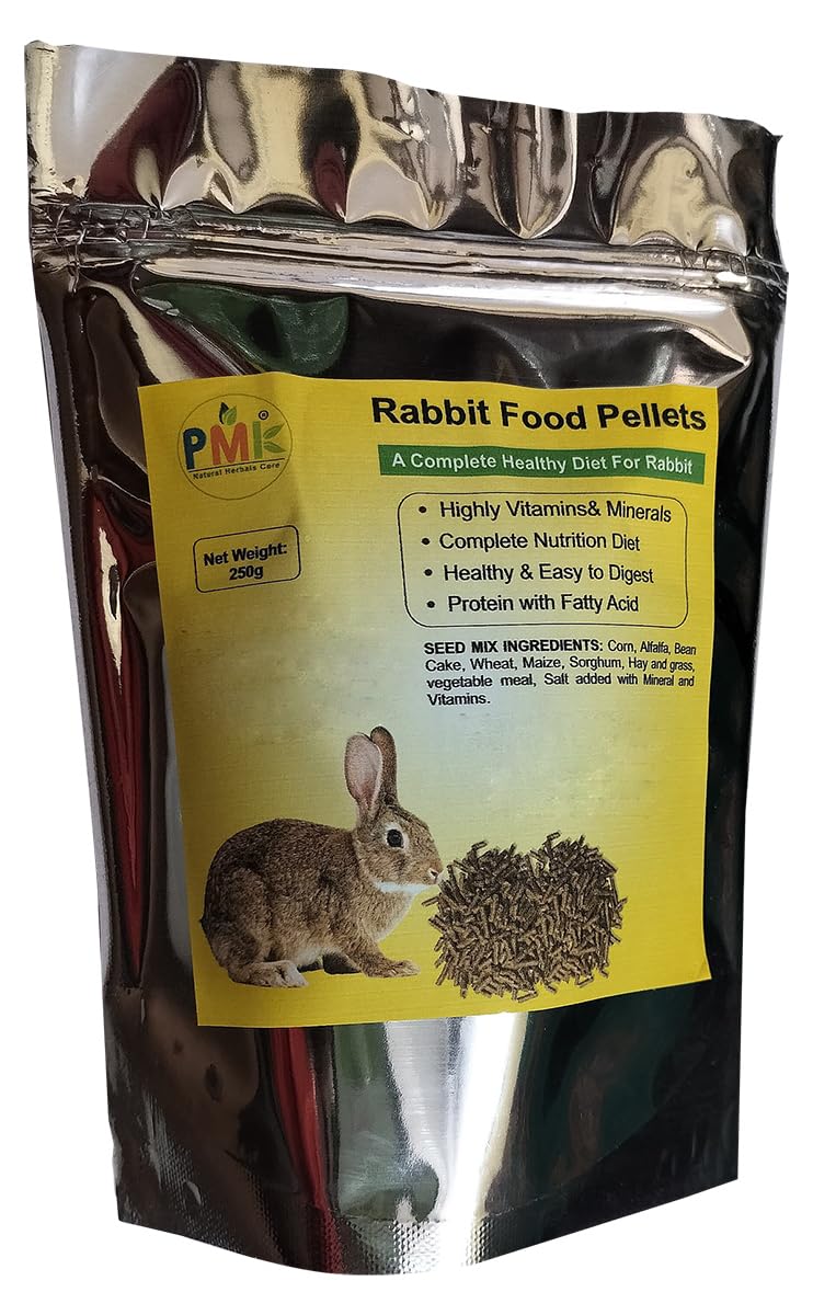 PMK Rabbit Food Pellet Highly Nutritious Diet Suitable for All Type Rabbit & Hamsters (1 kg) - Image 3