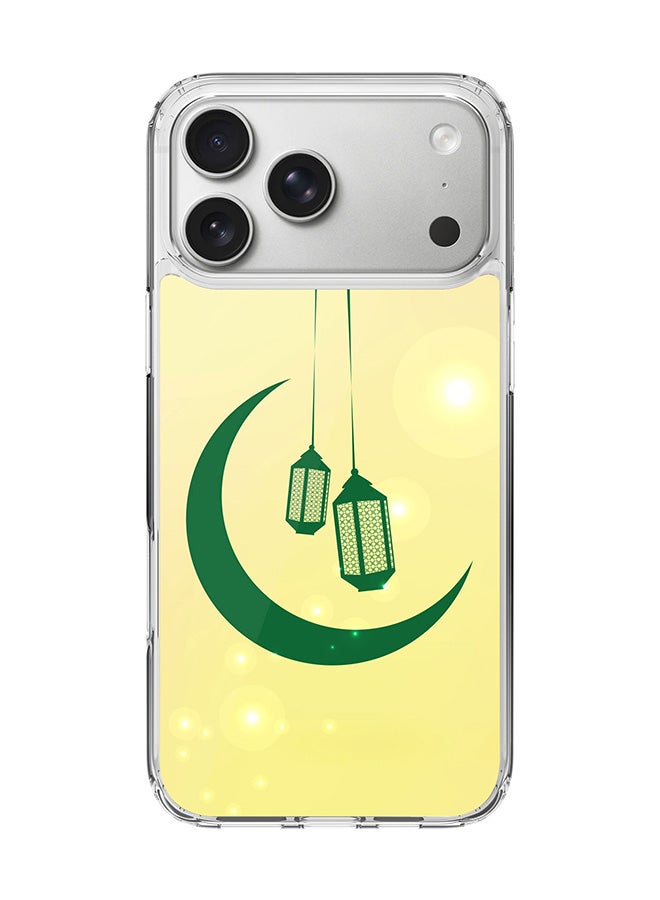 Stylizedd Classic Clear MagSafe Case for iPhone 17 Pro Max , Hybrid Soft Case Flexible Edges Anti Drop TPU PC Gel Thin Transparent Cover [ Designed for iPhone 17 Pro Max ] - Ramadan Shine