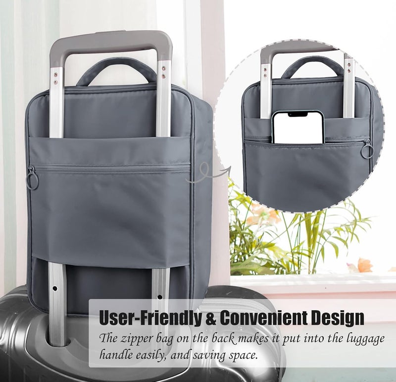 Storescent Compact Shoe Bag/Organizer/Pouch | Protect 3 Pairs of Shoes | Perfect for Travel and Daily Storage (Grey) - Image 3