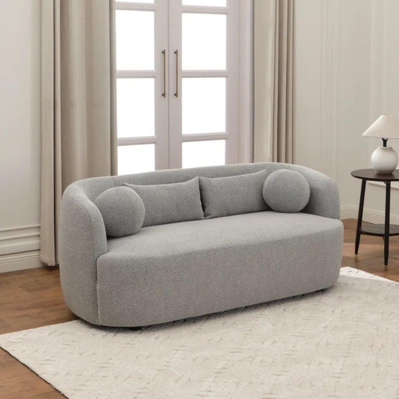 Comfynest Brinae-Style BouclÃ© Loveseat Sofa - Image 1