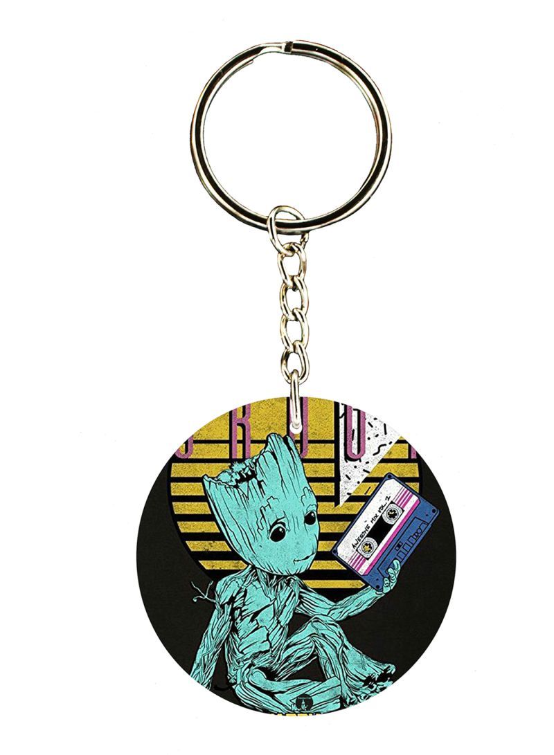RKN Groot Double Side Printed Keychain