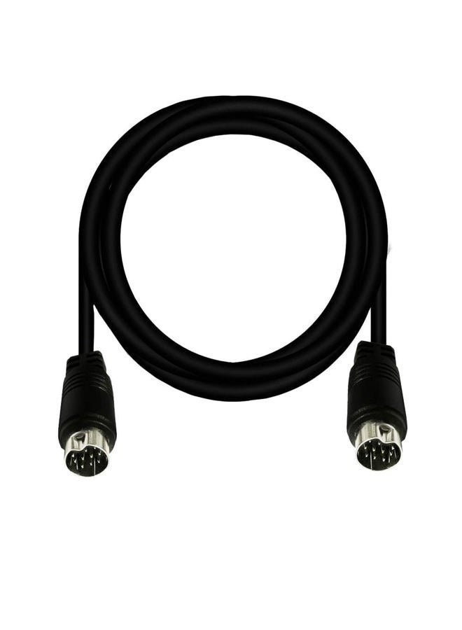 Traovien Mini-DIN 10-Pin Male to Male Audio Cable for TV Receiver Monitor Projector Audio and Video Receiver etc (Mini 10Pin 10Ft Male to Male) - Image 1