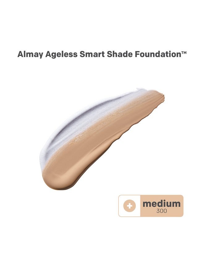 Almay Antiaging Foundation, Smart Shade Face Makeup With Hyaluronic Acid, Niacinamide, Vitamin C & E, Hypoallergenicfragrance Free, 300 Medium, 1 Fl Oz (Pack Of 1) - Image 3