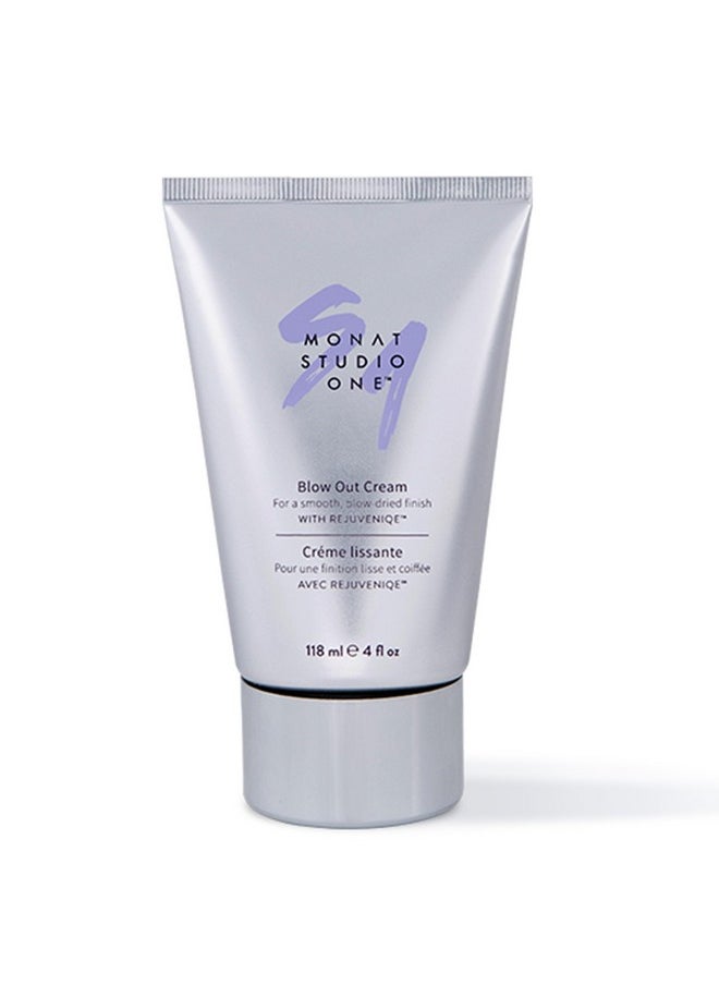 monat Studio One Blow Out Cream Anti Frizz Hair Care/Hair Cream Helps Smooth And Soften Hair While Using Heat Hair Styling Products. Thermal/Heat Protectant For Hair Net Wt. 118 Ml / 4 Fl. Oz.  - Image 1