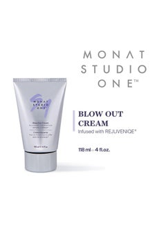 monat Studio One Blow Out Cream Anti Frizz Hair Care/Hair Cream Helps Smooth And Soften Hair While Using Heat Hair Styling Products. Thermal/Heat Protectant For Hair Net Wt. 118 Ml / 4 Fl. Oz.  - Image 3
