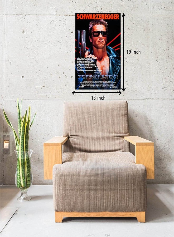 GRAY WALL Good Hope Terminator Movie Poster 12x18 Inch For Room Office Wall Decoration Bedroom Living Room Gift Painting Sticker Wallpaper Boys Hostel (Terminator 2) - Image 2