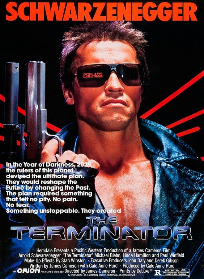 GRAY WALL Good Hope Terminator Movie Poster 12x18 Inch For Room Office Wall Decoration Bedroom Living Room Gift Painting Sticker Wallpaper Boys Hostel (Terminator 2) - Image 1