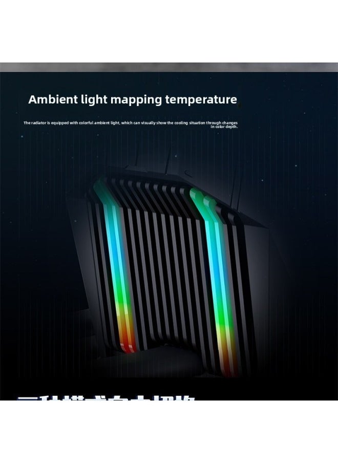 Generic Mobile Phone Radiator Liquid Cooling Water Cooling Semiconductor Cooling Artifact Electric Competition Refrigeration 64W For Apple Millet Black Shark-Color:Z37a Standard Version + Bucket  - Image 4