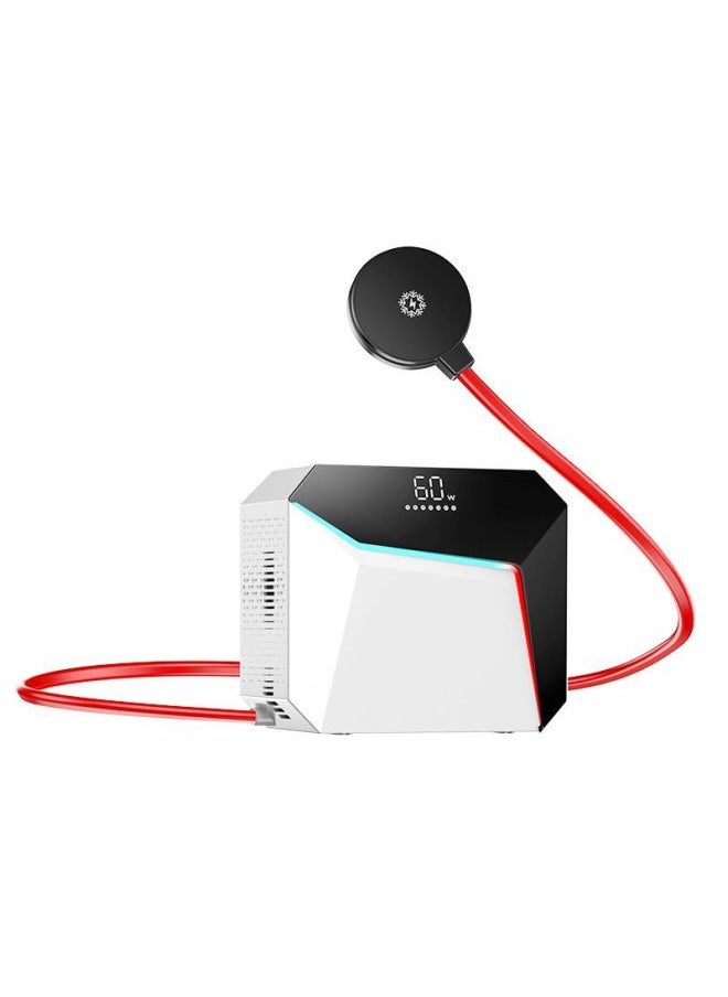 Generic Mobile Phone Radiator Liquid Cooling Water Cooling Semiconductor Cooling Artifact Electric Competition Refrigeration 64W For Apple Millet Black Shark-Color:Z37a Standard Version + Bucket  - Image 5