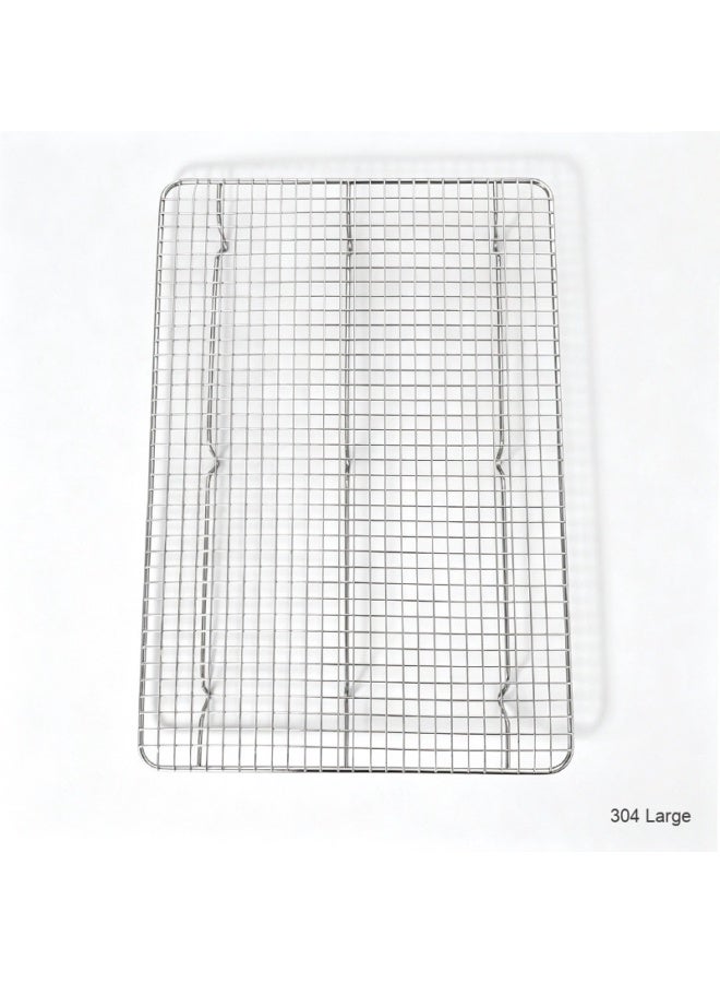 Comprehensive Baking Essentials Set: Cake Cooling Rack, Oven Mesh Rack, and Stainless Steel Grid Baking Tray